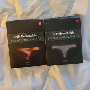 SOLD 2 Lululemon Soft Breathable Thong Small